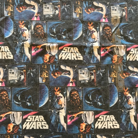 Double Sided Oversized STAR WARS XS T-shirt NWT XS - Picture 2 of 4